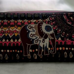 Sakroots Multicolor Elephant Wallet